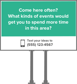 SMS sign
