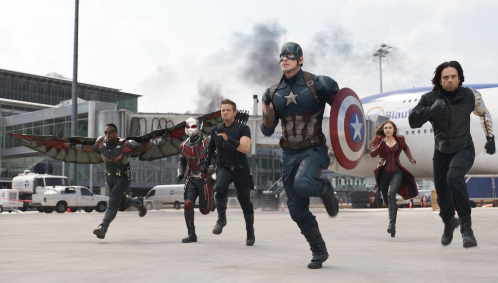 Captain America und Team