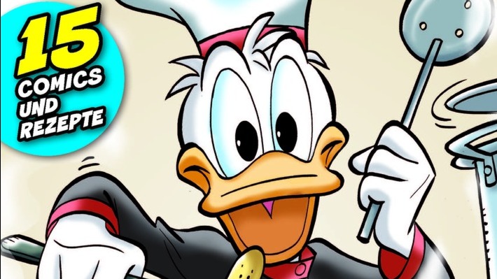 Nerdige Kochbücher mit Bezug auf Popkultur liegen voll im Trend. Aber wieso schon wieder „Star Wars“? Kochen mit Donald Duck ist doch viel spaßiger! | Spiele.de