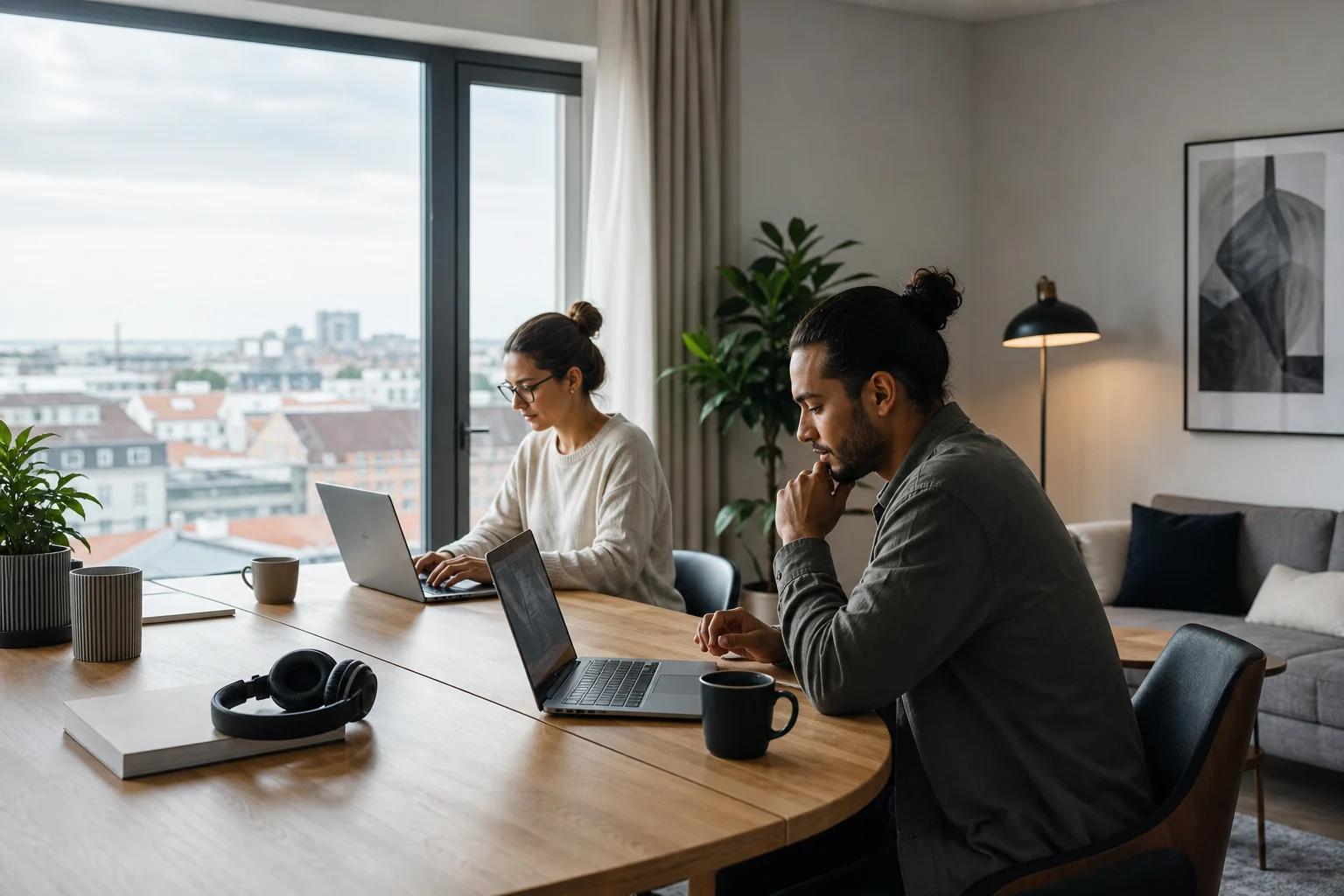 Se loger temporairement avec un espace de travail adapté au télétravail : ce que les télétravailleurs et les équipes projet doivent vérifier