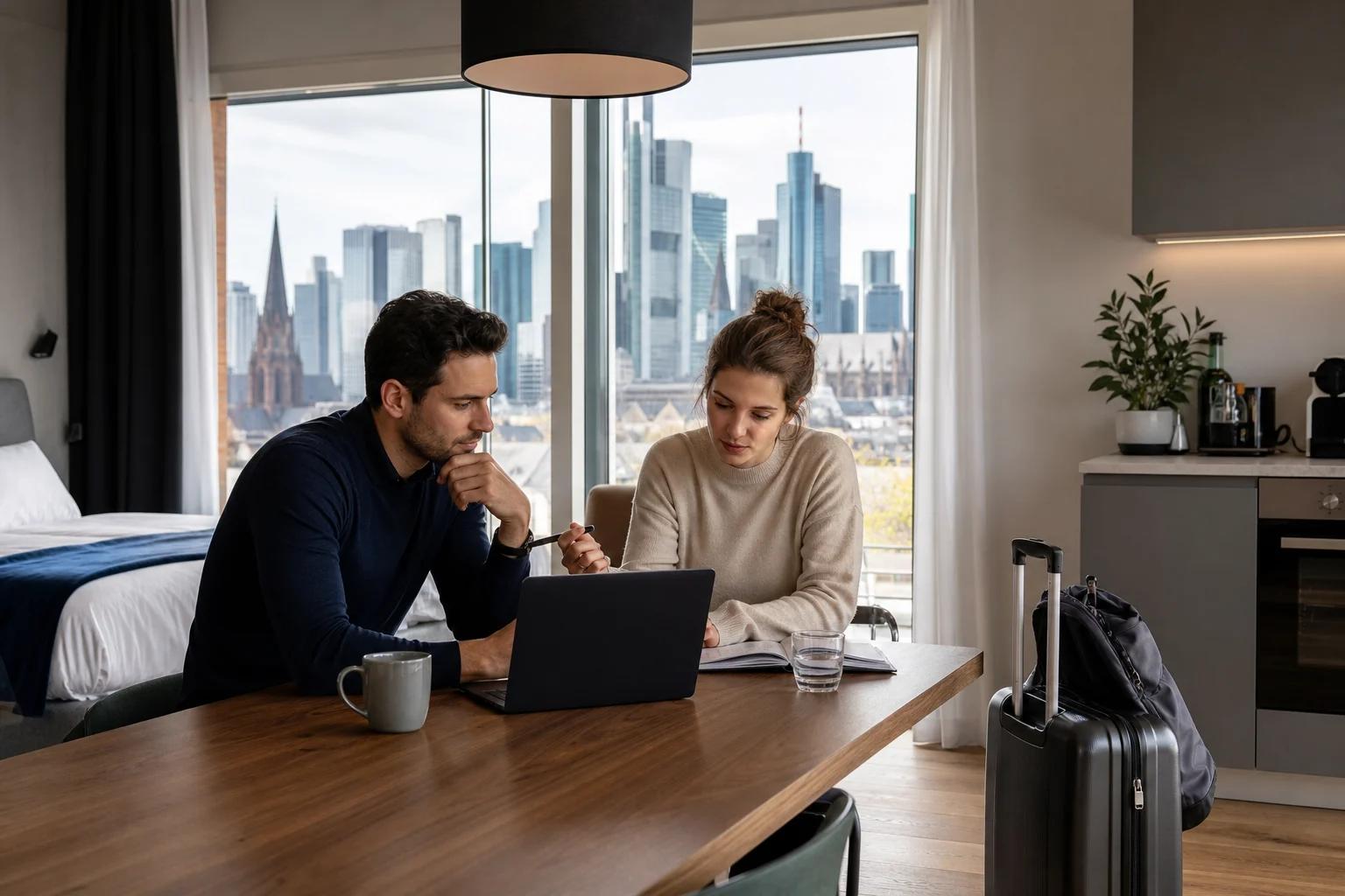 Viver temporariamente em Frankfurt para projetos de consultoria e TI: qual alojamento se adapta a missões mais longas