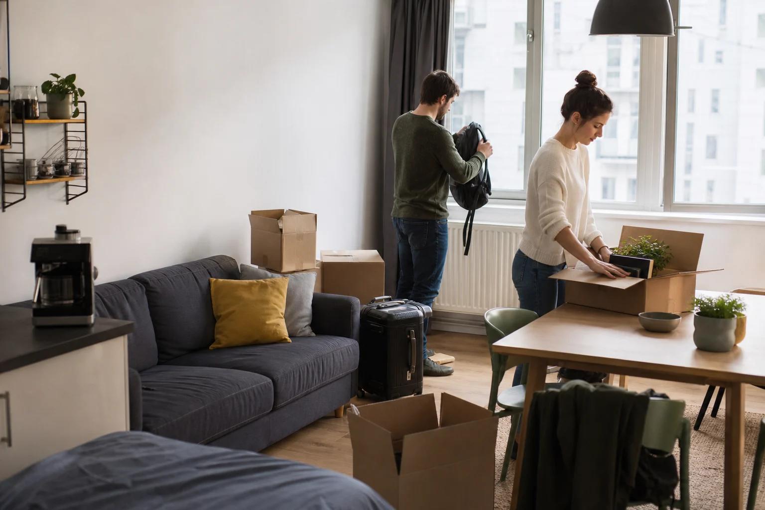 Wohnung vor Jobstart finden: Wie man die ersten 28 bis 90 Nächte überbrückt – möblierte Zwischenlösung planen