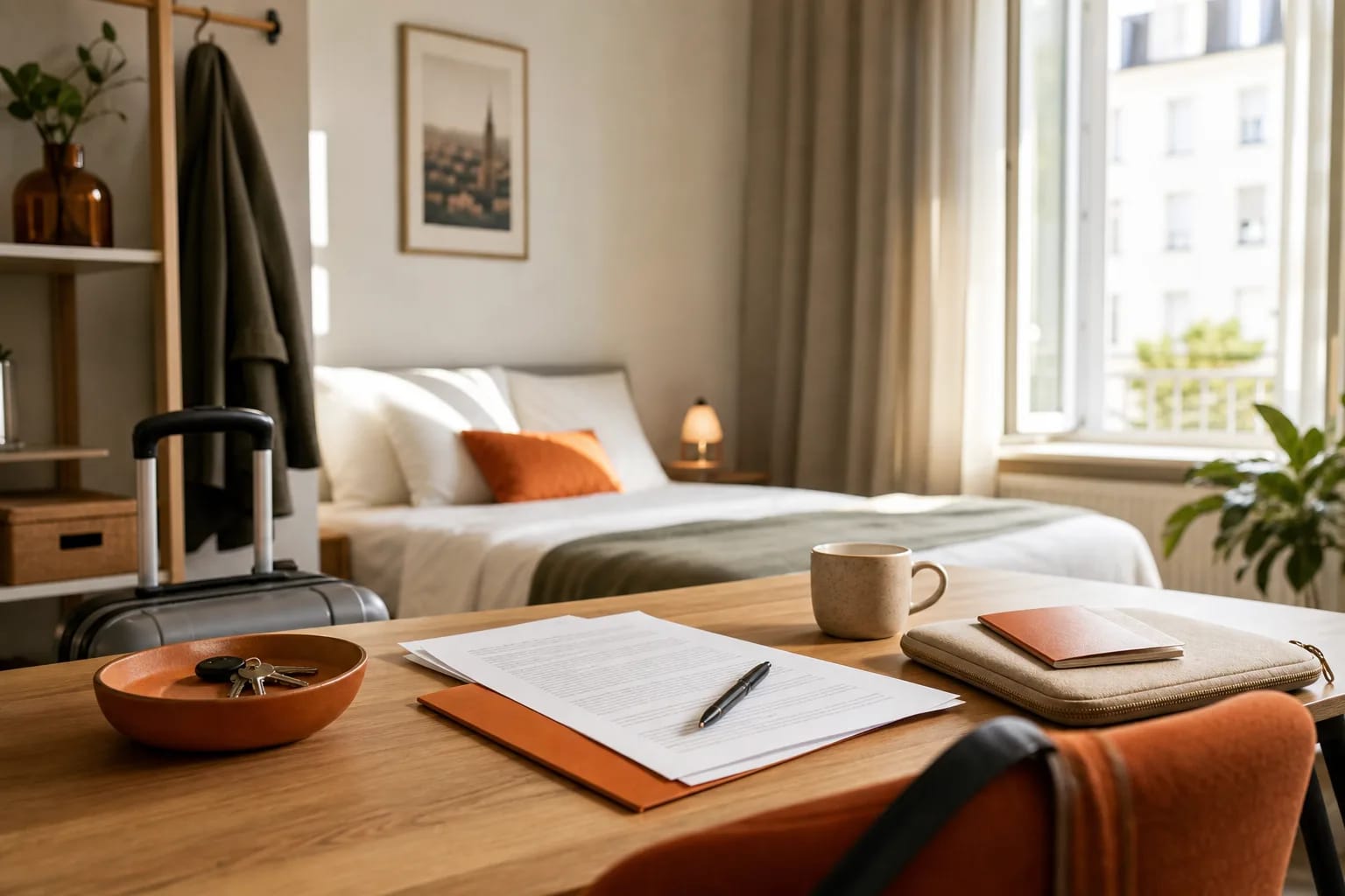 Lista di controllo passo per passo per arrivo, registrazione e comunicazione – adatto alla guida di myroom24