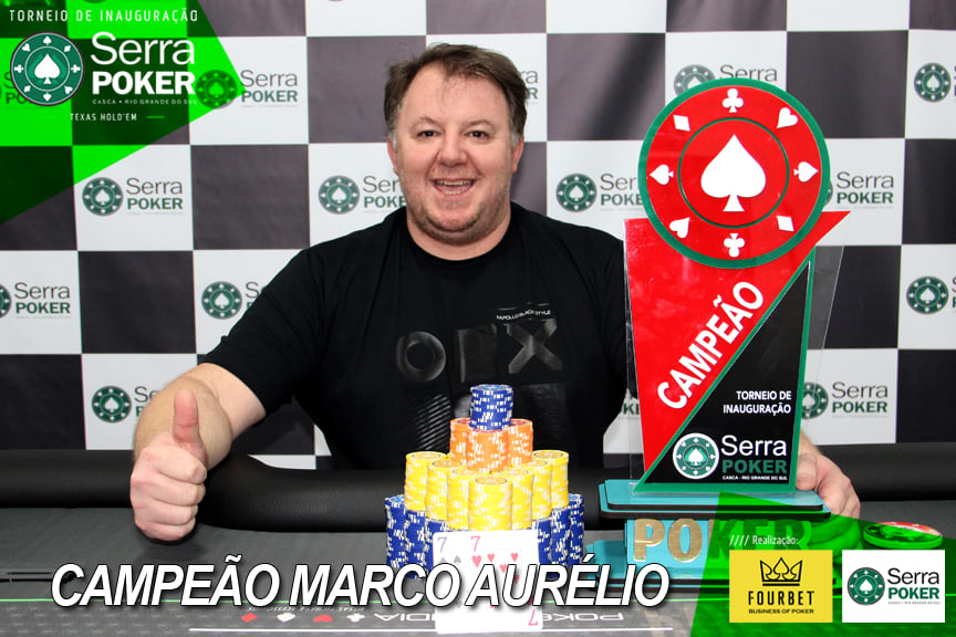 Serra Poker: Marco Aurélio é o campeão