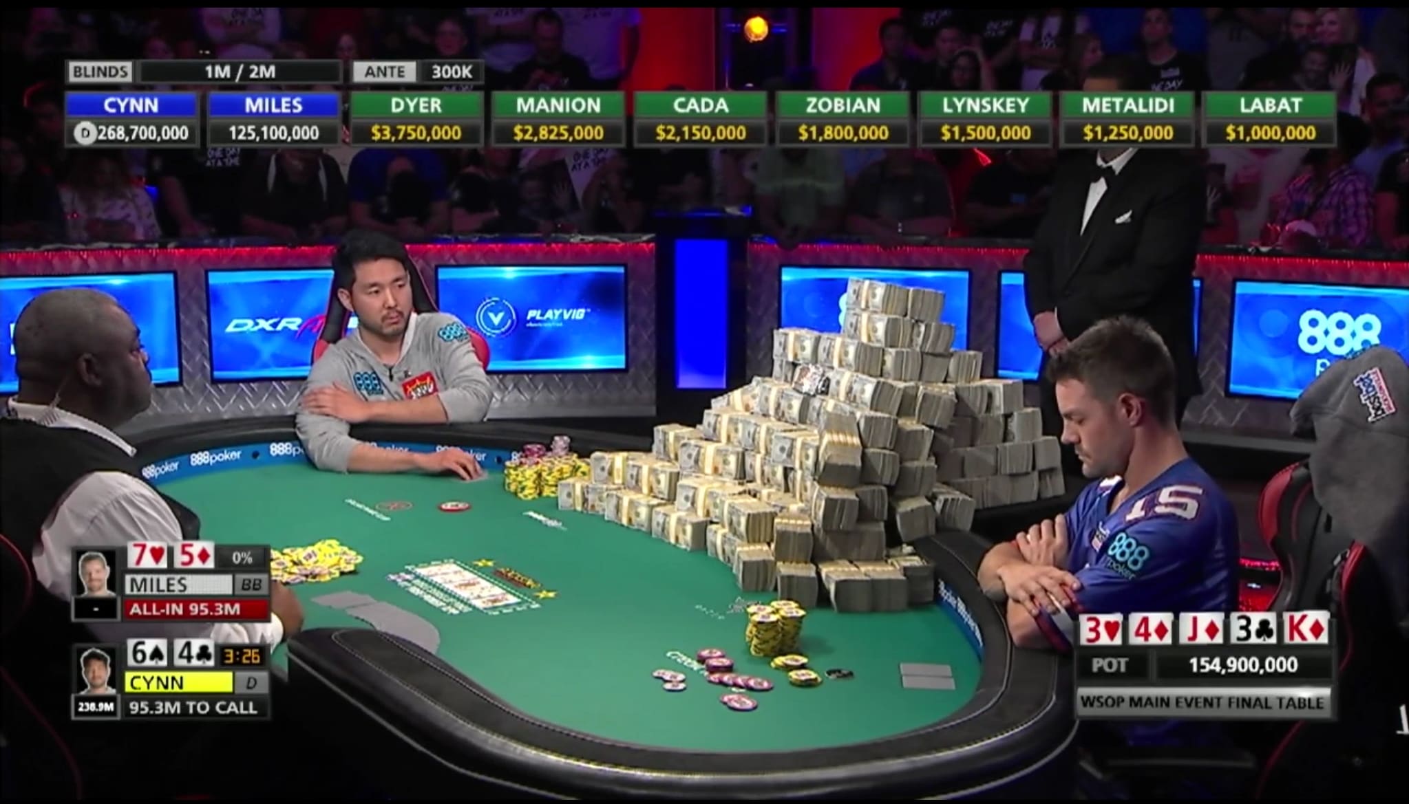 [VIDEO] El bluff con 7 high que paralizó a Las Vegas