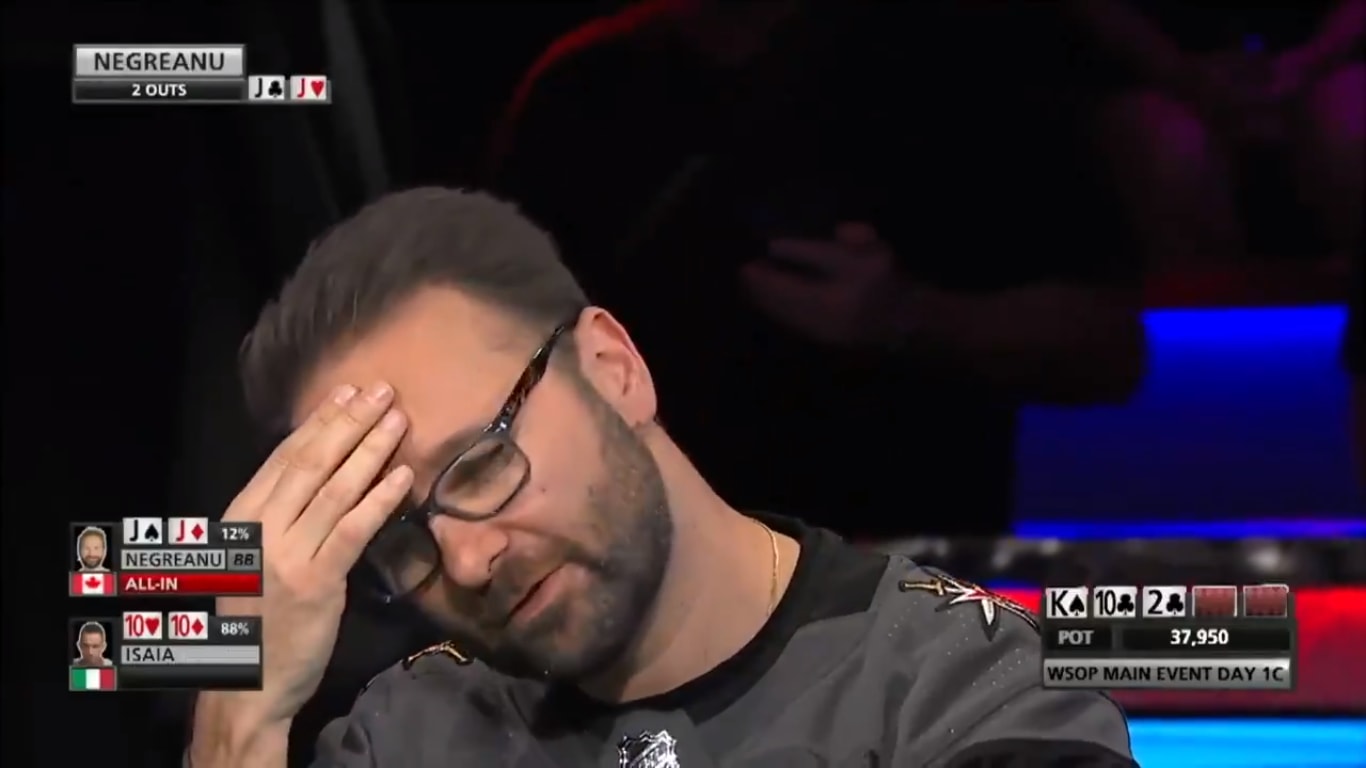 Badbeat y a dormir: Negreanu, afuera de la Serie Mundial