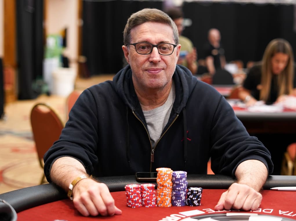 Daniel Augustower lideró el Día 1B de la WSOP Uruguay