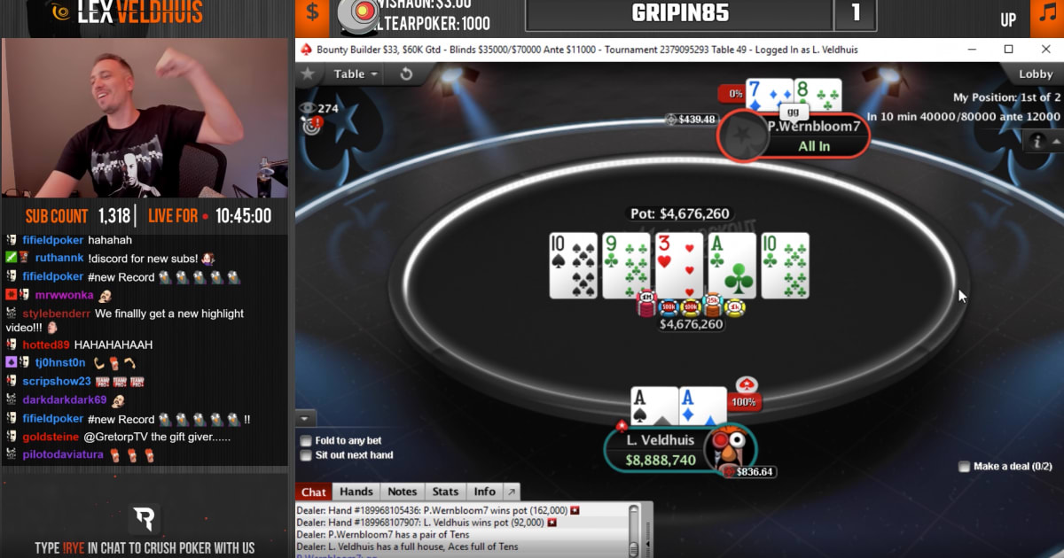 Lex Veldhuis: «Twitch es el futuro del poker»