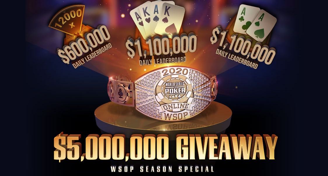 GGPoker regala US$5M durante la WSOP Online