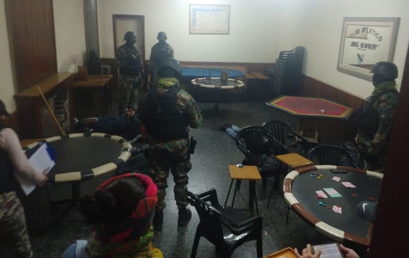 Otro club fue allanado por juego clandestino