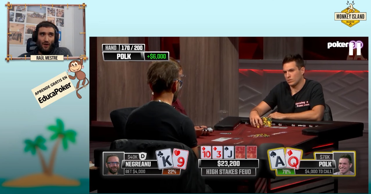 [VIDEO] Un certero análisis a una mano de Negreanu y Polk
