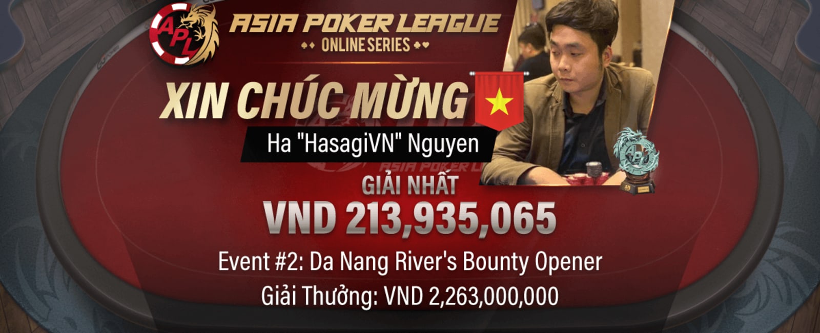 La Asia Poker League deja ver sus campeones