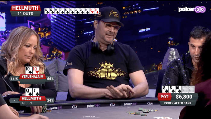 Hellmuth trasladó su home game a la televisión