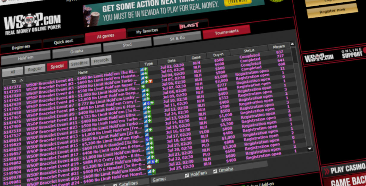 WSOP Online: la primera mitad repartió US$18M