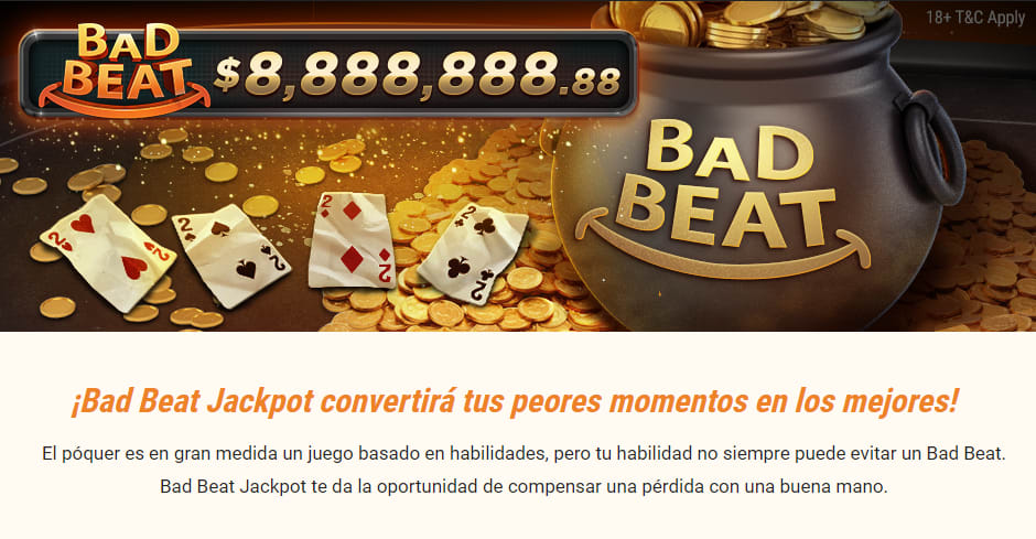 Con Bad Beat Jackpot ya no hay más mala suerte