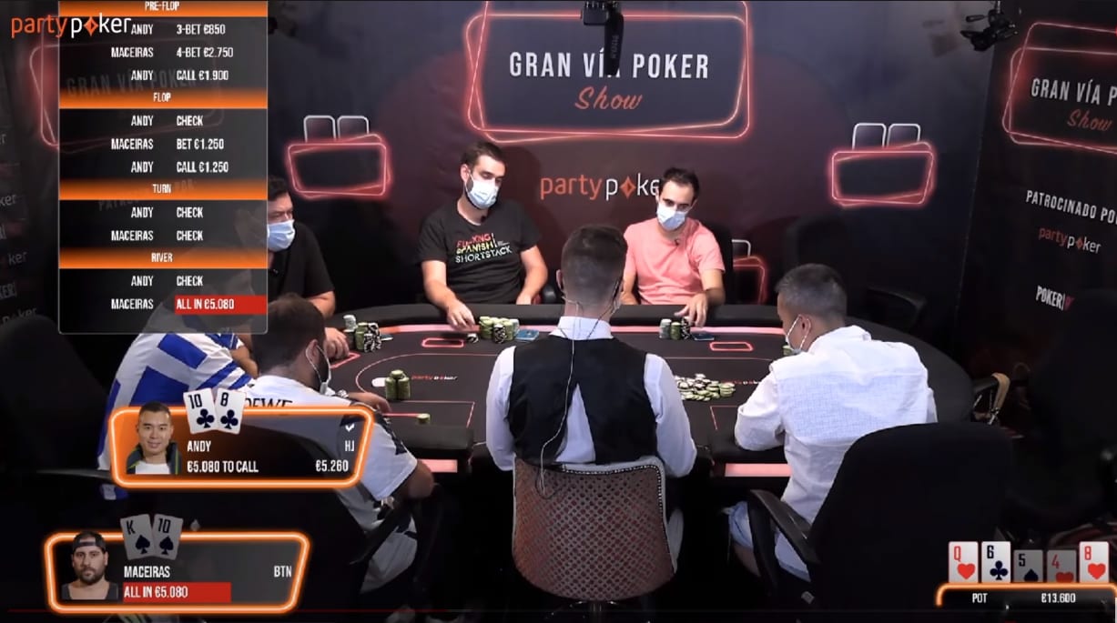 Mejores 5 manos del primer Gran Vía Poker Show