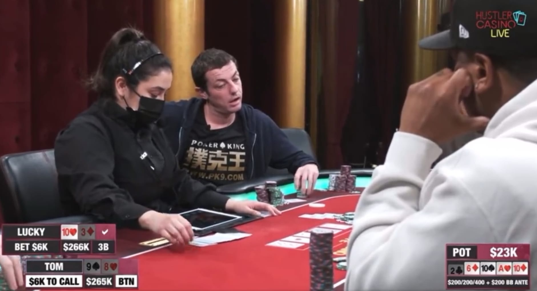 Tom Dwan y un call con 9 high que te volará la cabeza