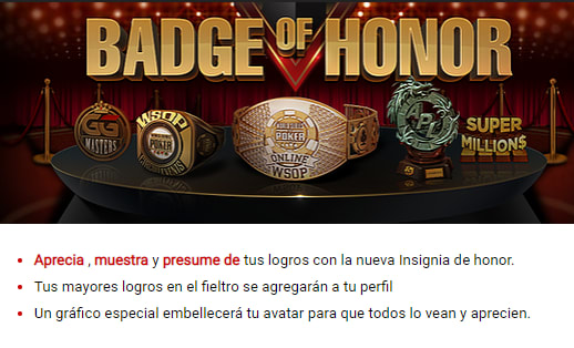 Insignia de Honor para presumir con tus amigos
