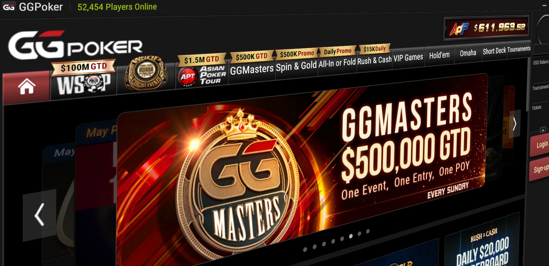 GGMasters: hoy puedes llevarte un millón por sólo un dólar