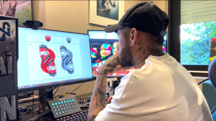 Neymar diseñó su propia baraja de poker