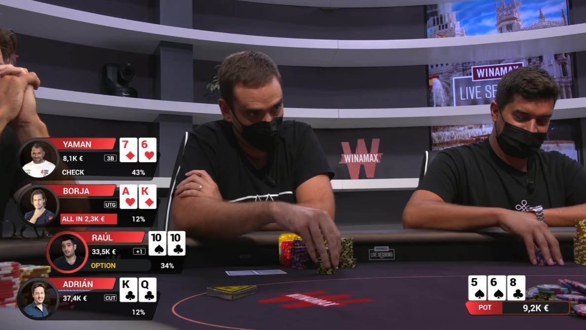 Un spot terrorífico en el cash game televisado del momento