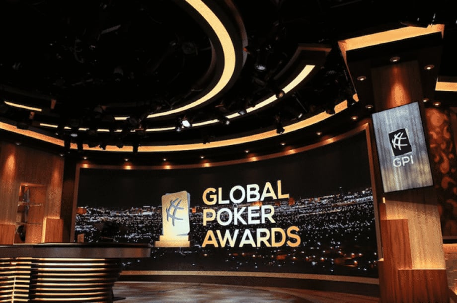 La entrega de los Global Poker Awards en el Aria