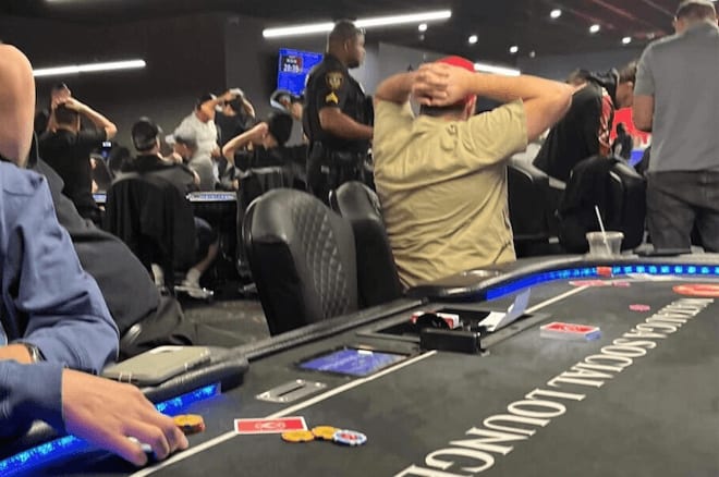 Una redada en pleno torneo dejó a 49 jugadores multados