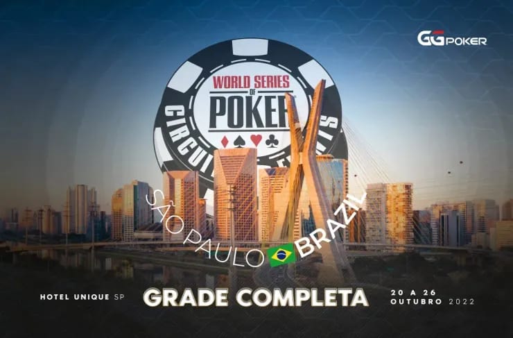 La estructura de los 24 torneos de la WSOP Brasil