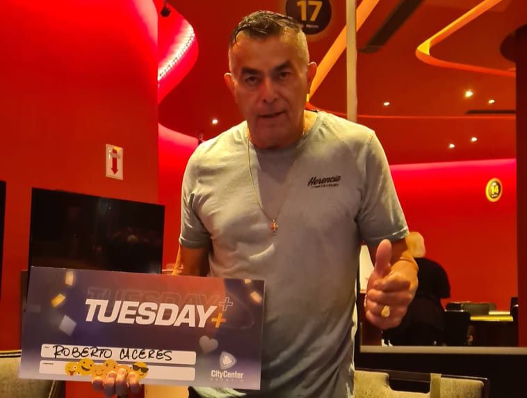 Cáceres ganó un Tuesday+ extra large en Rosario
