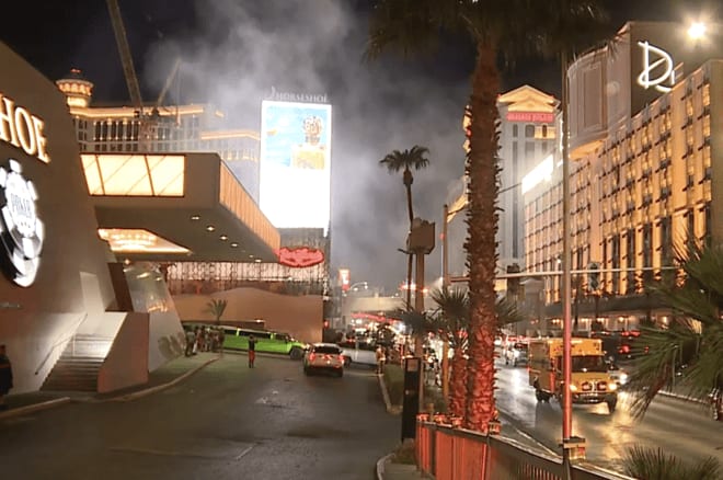 Un incendio en la casa de la WSOP puso en alerta a Las Vegas