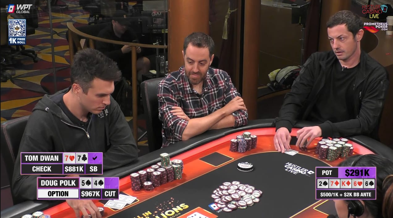 ¿Tom Dwan slow rolleó a Doug Polk por un pozo de US$1.1M?