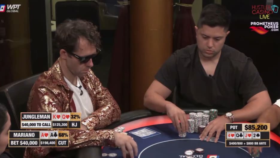 All-in en el river con ases: ¿una decisión correcta?