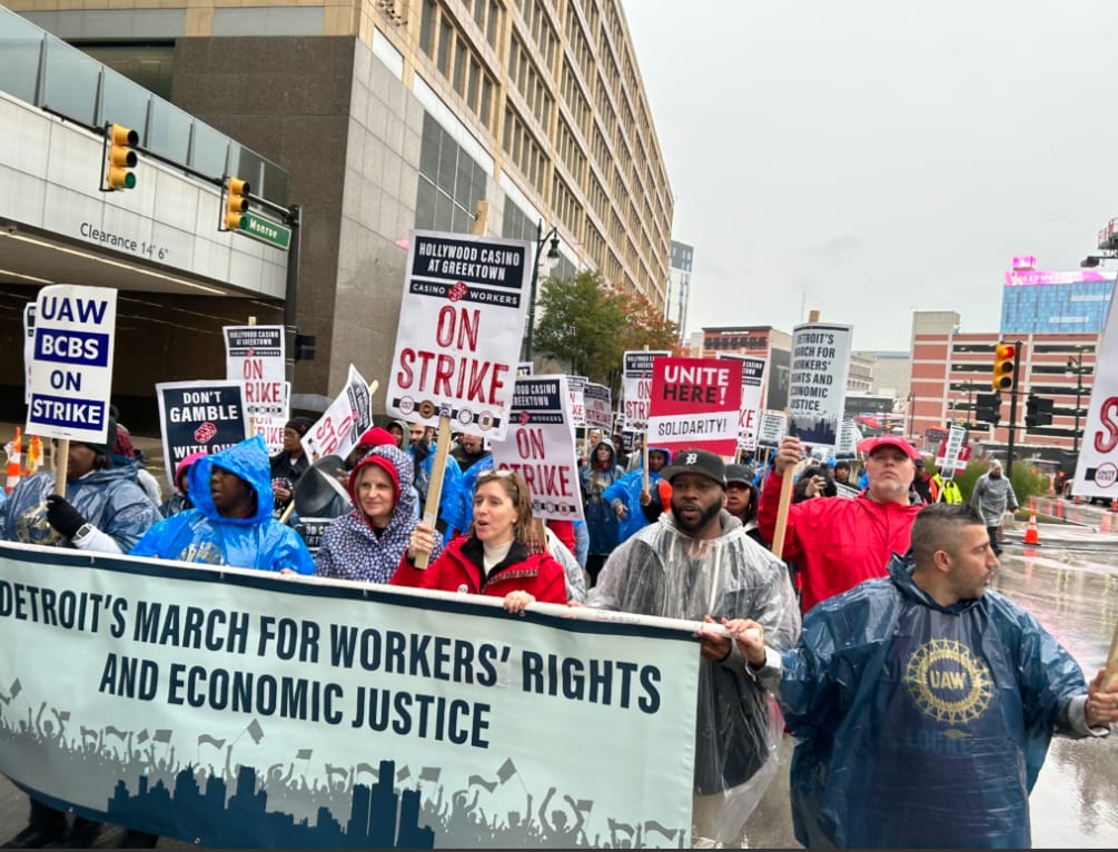 Cierre temporal de poker rooms en Detroit debido a huelga de trabajadores de casinos