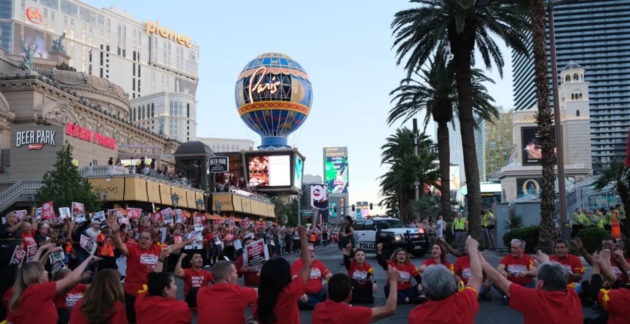 Una huelga de trabajadores atenta contra la F1 en Las Vegas