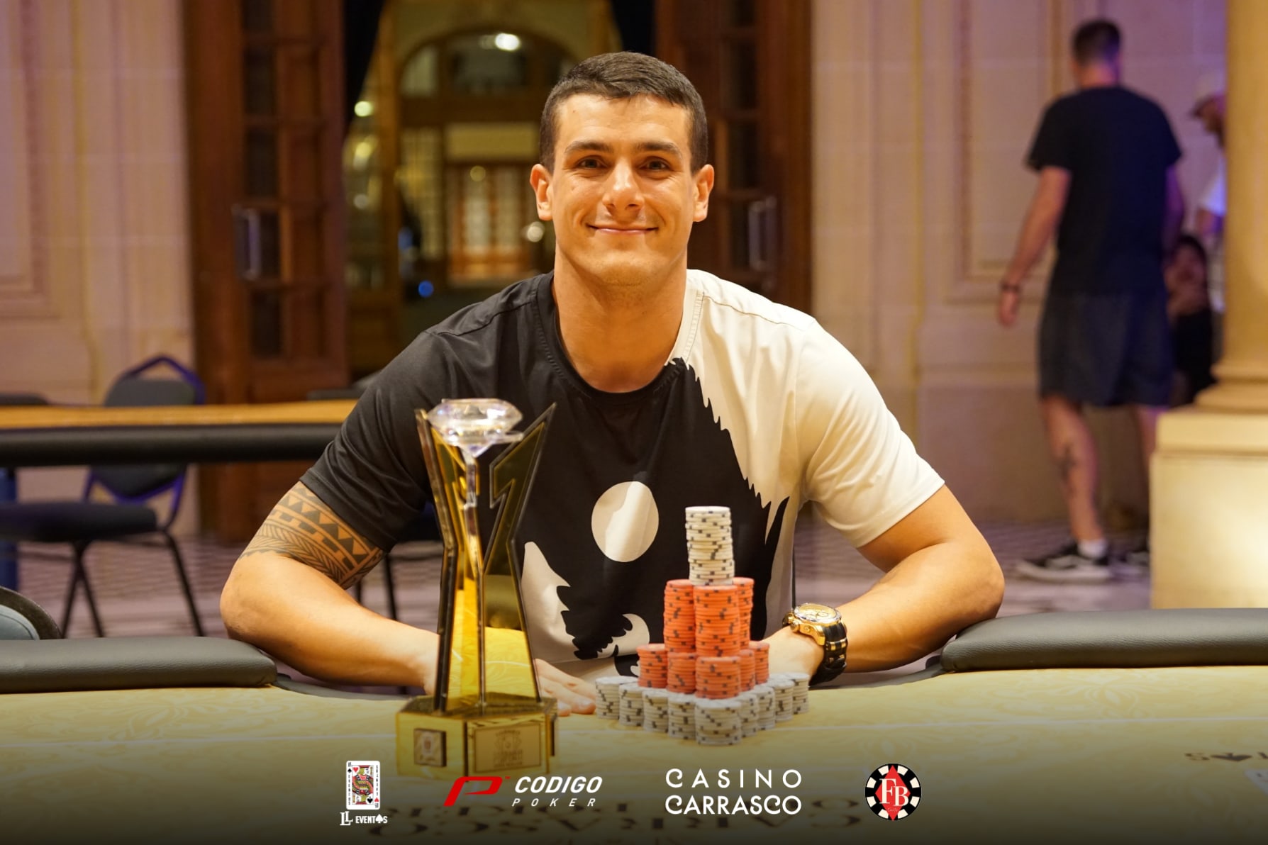 Gómez brilló en el Carrasco High Roller con una gran victoria
