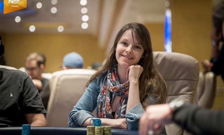 María Lampropulos, la única latina ITM en el Mini Main Event del WSOPE