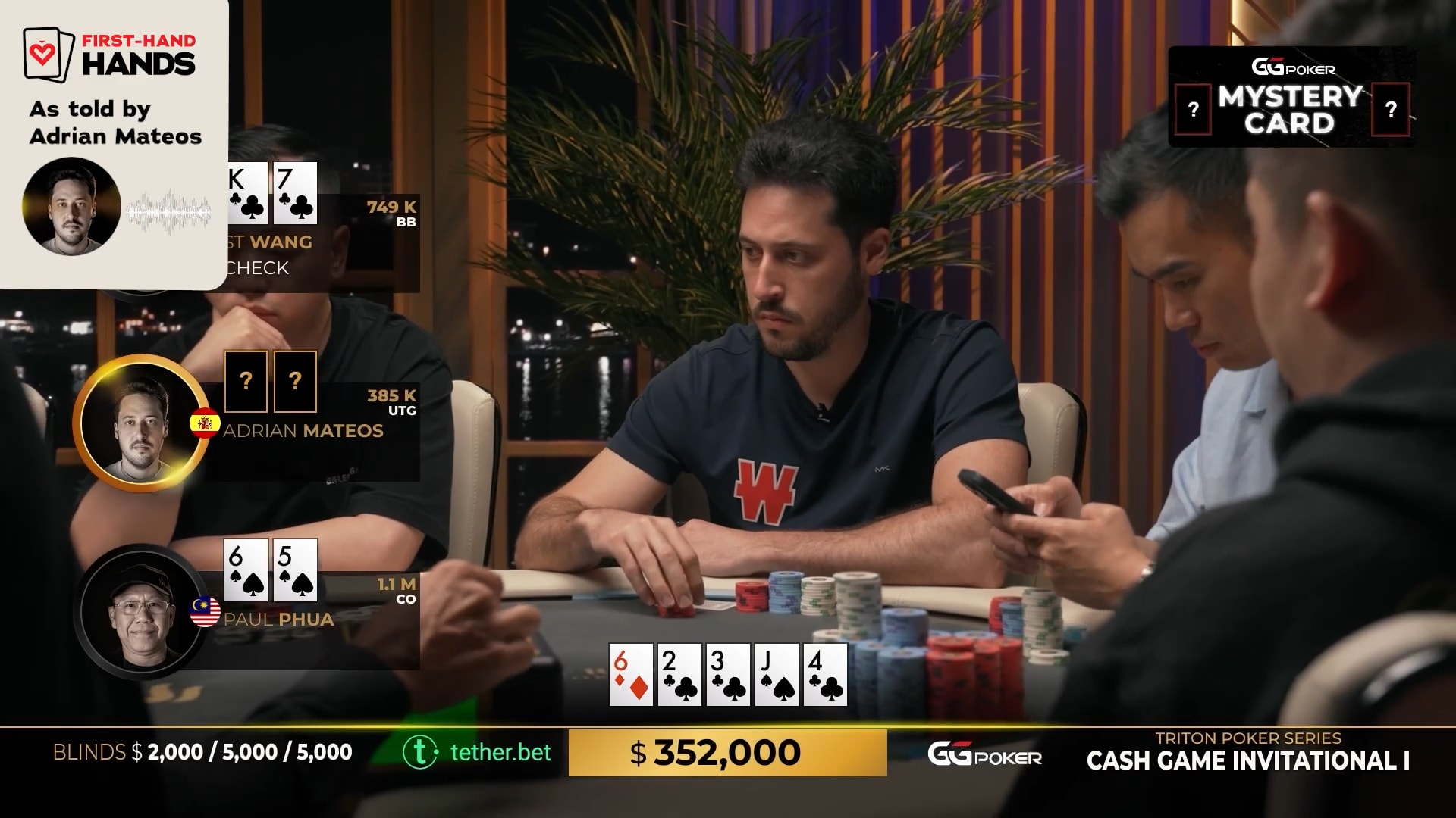 [VIDEO] Adrián Mateos analizó su mano de US$1,1M