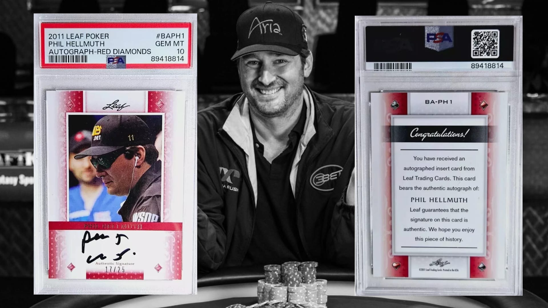 Carta de poker legendaria: la más cara en eBay es de Phil Hellmuth