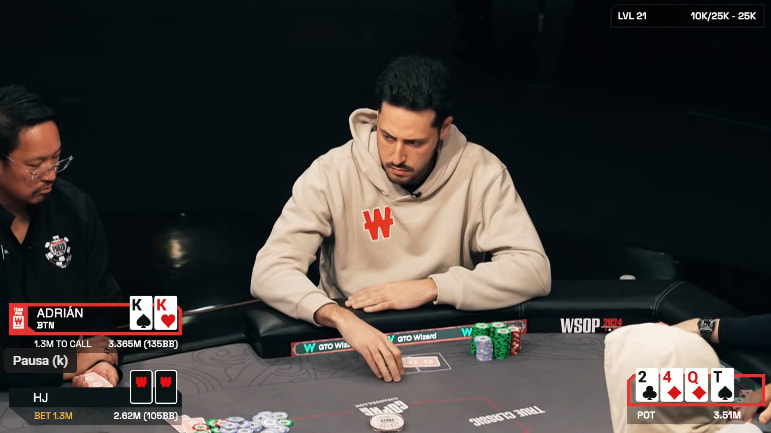 Adrián Mateos y su viaje de ensueño (y pesadilla) en el Main Event de la WSOP