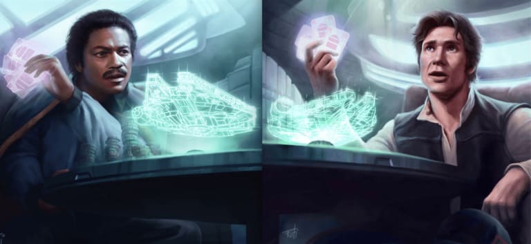 Sabacc, el poker con que Han Solo ganó el Halcón Milenario