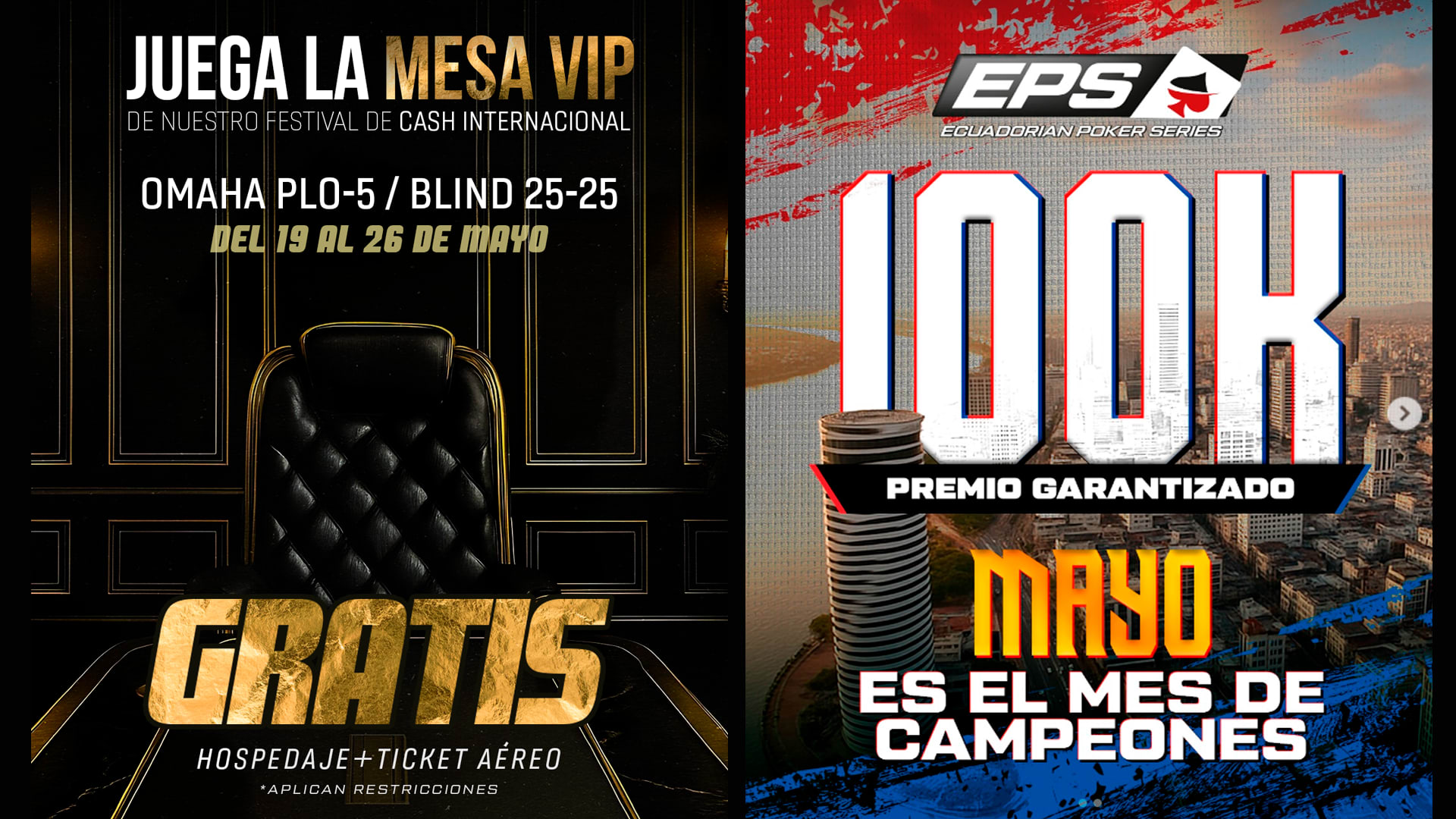 Promoción para jugadores de cash: Asopoker regala vuelo y hospedaje en Guayaquil
