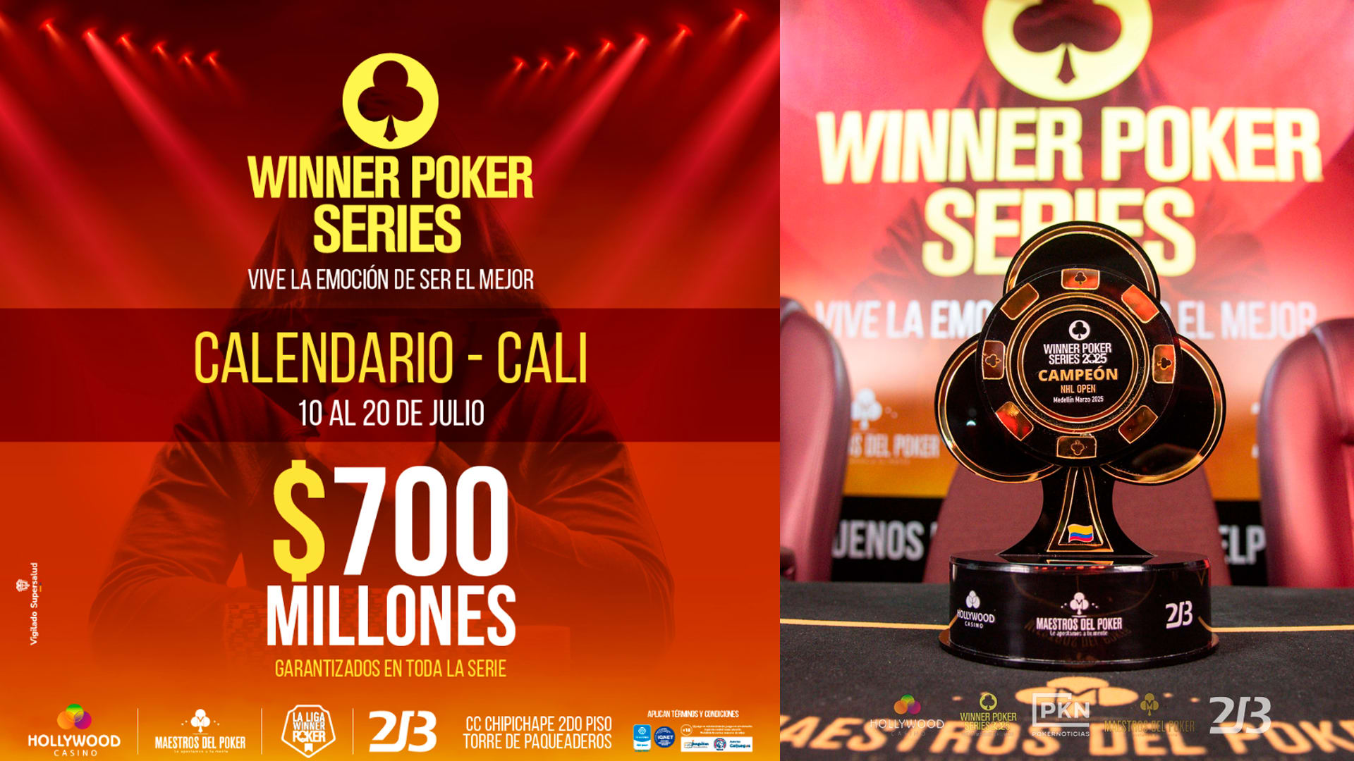 La Winner Poker Series llega a Cali con US$166K garantizados
