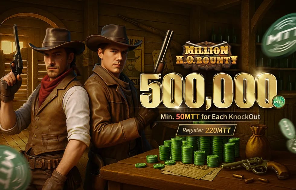 MTT Sports lança MTT Million Bounty Tournament