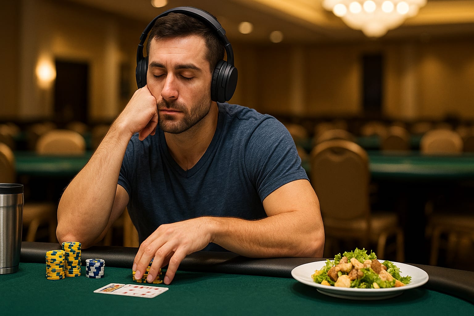 La preparación para un festival de poker: dormir, comer y pensar como Pro