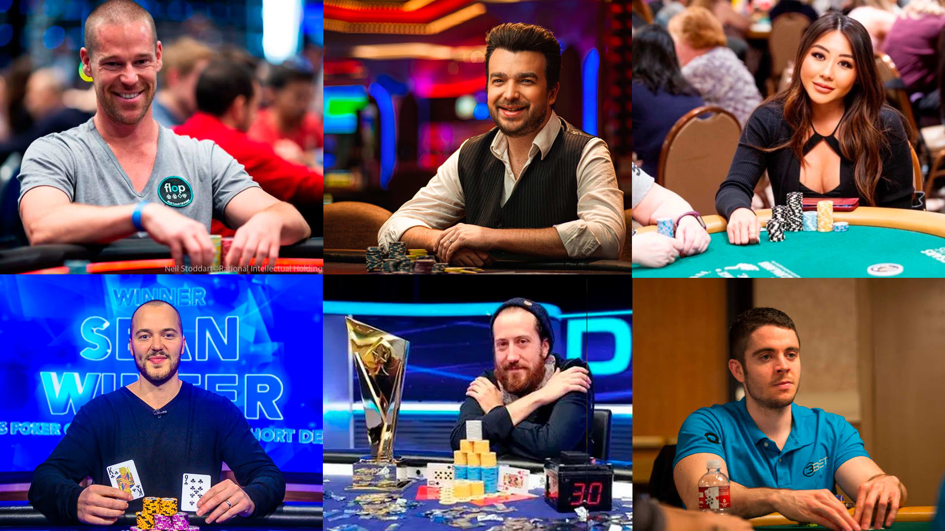 El Top 10 de jugadores sin brazalete en la WSOP