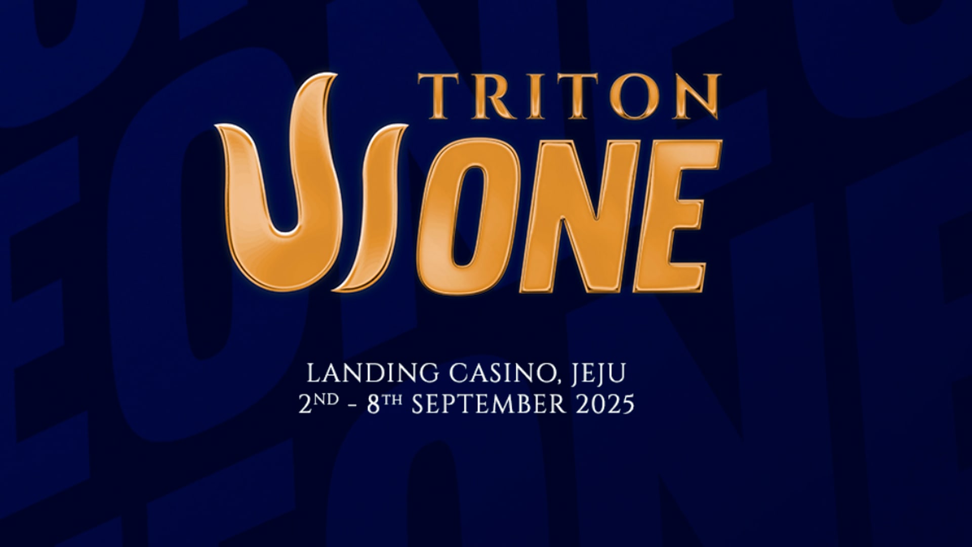 Triton One poker debutará en Corea con 15 eventos mid stakes en 7 días