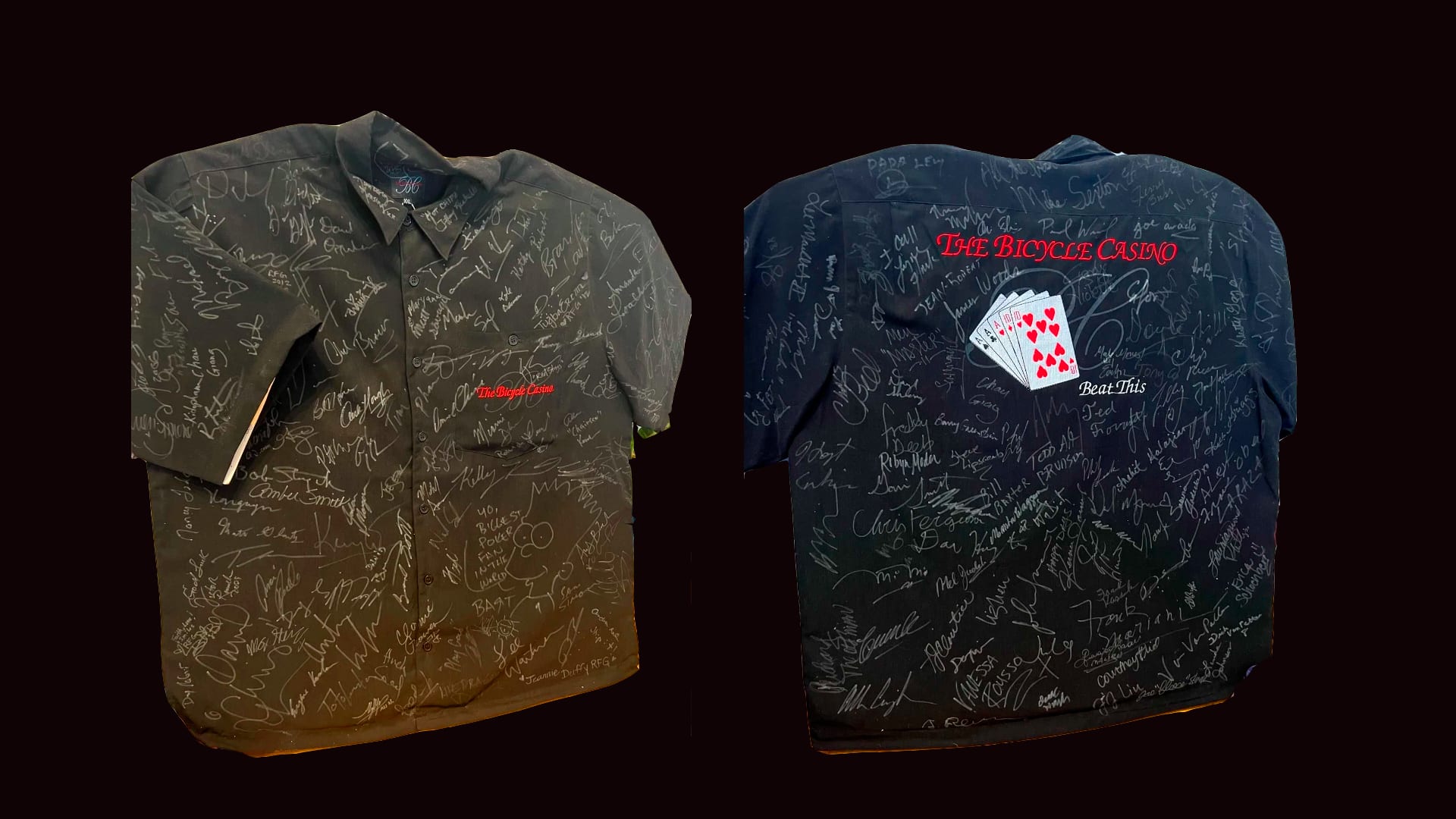 Piden US$950.000 por una camiseta firmada por 198 leyendas del poker