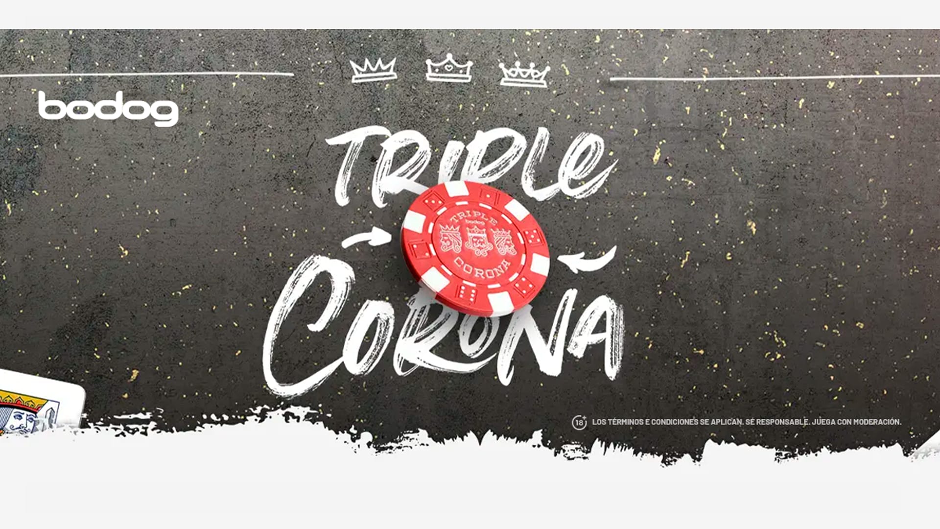 La Triple Corona de Bodog: domingos con emoción y US$235.000 en premios