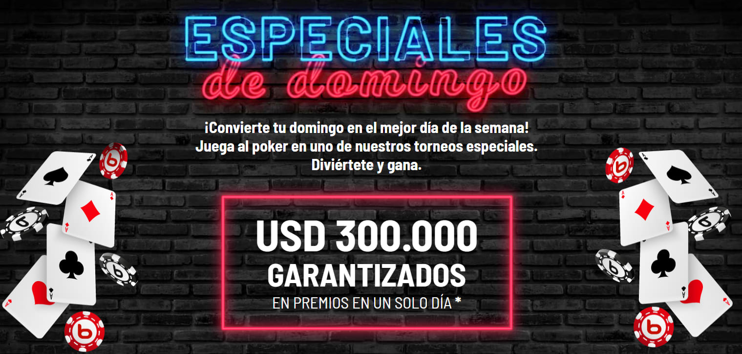Especiales de domingos en Bodog: dos High Rollers con US$300K en premios
