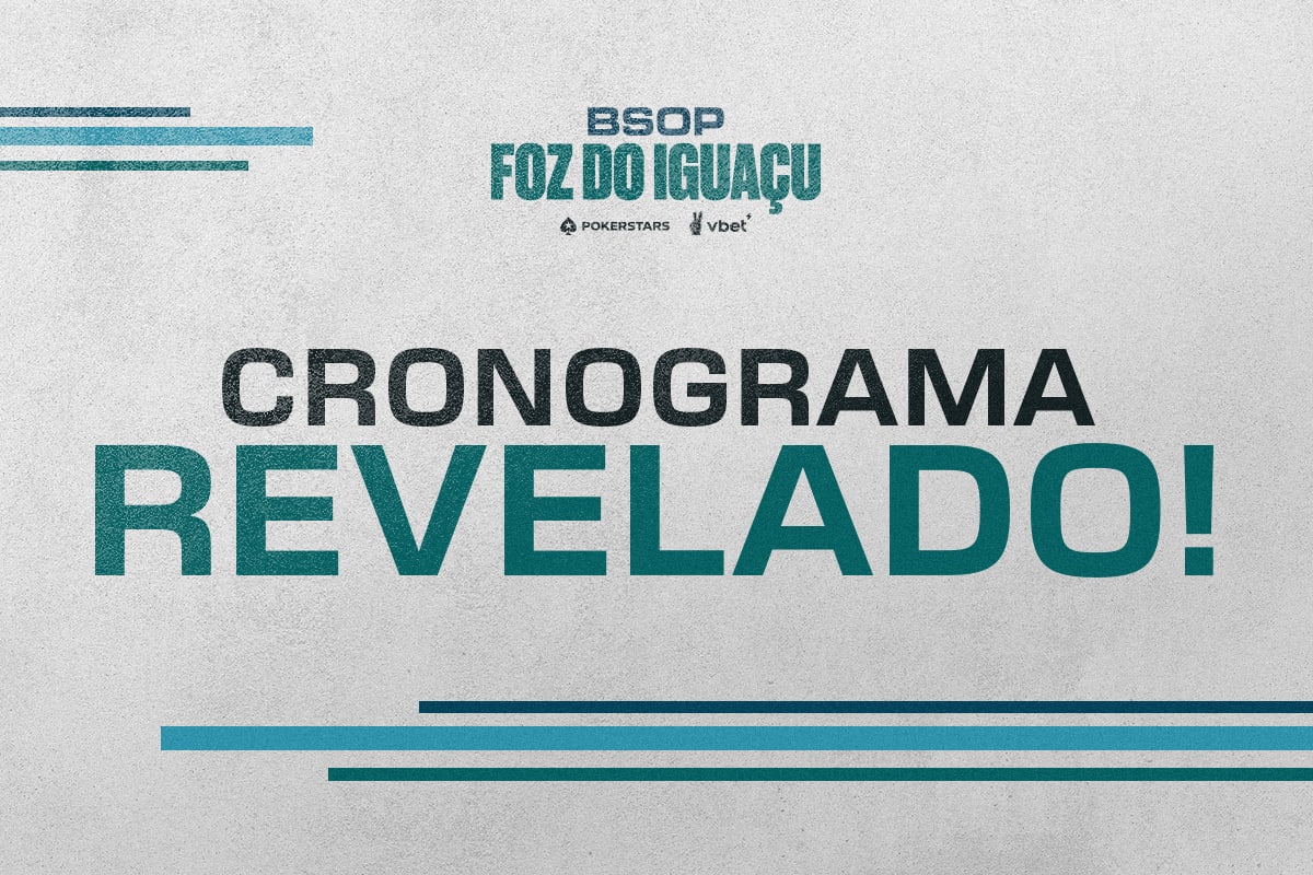 Confira o cronograma da etapa de Foz do Iguaçu no BSOP 2025